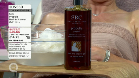 SBC Propolis Body wash 1 litre
