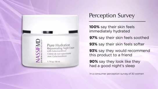 Pure Hydration Rejuvenating Night Cream NassifMD