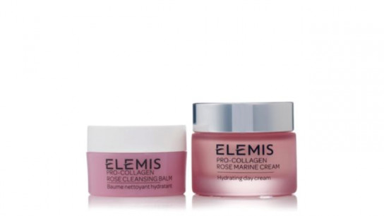 Elemis Pro-Collagen Marine Cream 30ml & Rose Cleansing Balm 20g