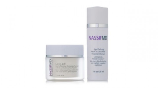 NassifMD Neck Serum and Cream 2 Piece Collection