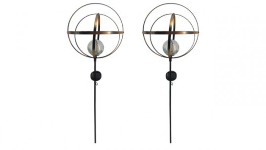 Garden Stories Set of 2 Sphere Stake Lights