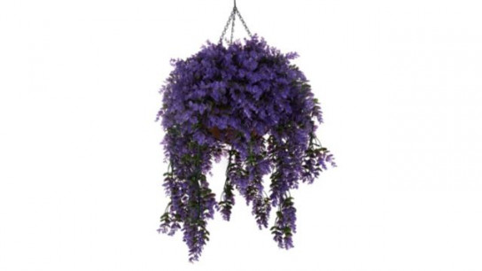 Garden Stories Pre Lit Hanging Basket In Bloom