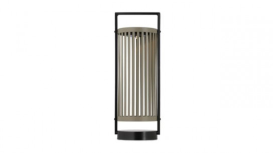 abode Solar Cylindrical Metal Lantern 40cm