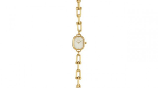 Diamonique 0.18ct Chain Link Bracelet Watch