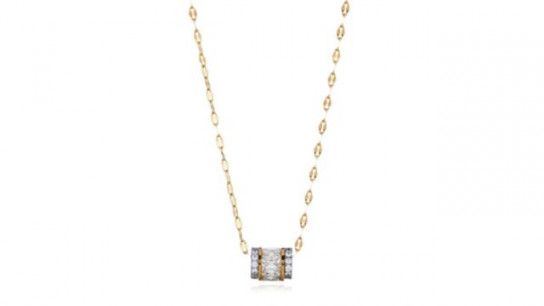 Steel by Diamonique Rondell Necklace Stainless Steel