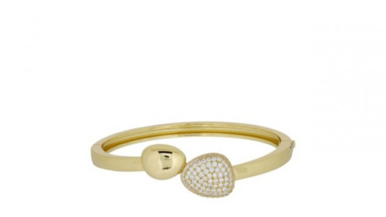 Diamonique Edit 1.5ct tw Pave Bangle