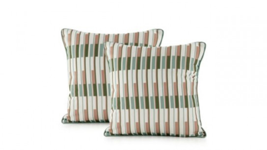 abode Set of 2 Patterned Cushions 45cm
