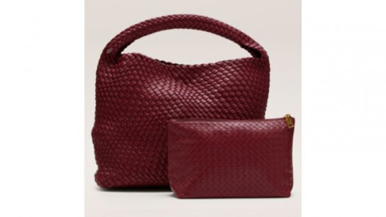 Ben de Lisi Studio 70 Woven Shoulder Bag & Pouch