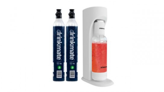 Drinkmate OmniFizz Drinks Carbonator + 2 CO2 Cylinders