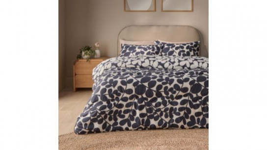 Silentnight Coverless Leaf Print Duvet and Pillowcase set