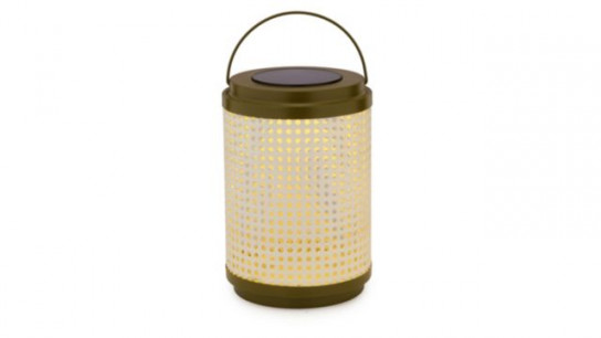 Garden Stories Studio 70 Metal Cylinder Outdoor Solar Lantern