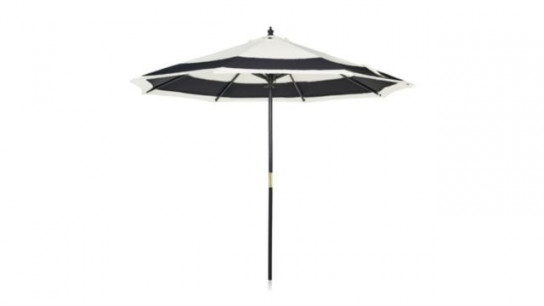 K by Kelly Hoppen 2.9m Luxury Parasol with Wooden Pole & Storage Bag