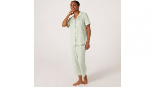 Cozee Home Floral Culotte Short PJ Set