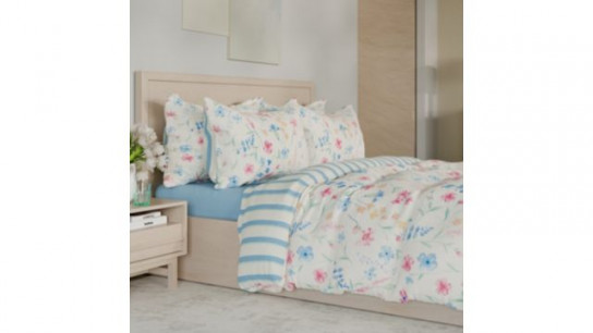 Supersoft by Cozee Home Floral Meadow 6 Piece Duvet Set