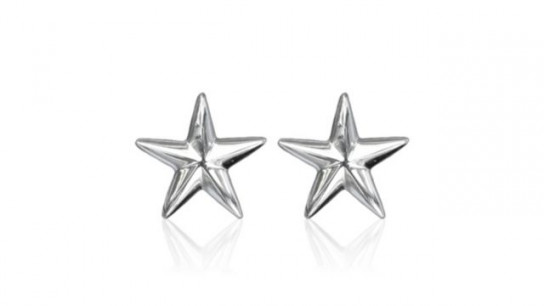 Nina B Starfish Stud Earrings Sterling Silver
