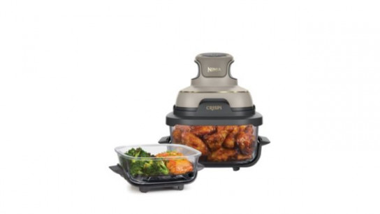 Ninja CRISPi 4-in-1 Portable Glass Air Fryer with Extra 3.8L Container