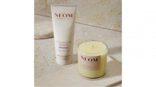 NEOM Wellbeing Perfect Night's Sleep Candle & Magnesium Body Butter