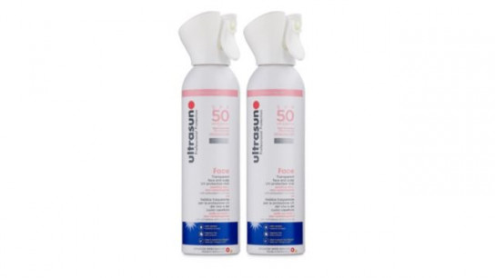 Ultrasun Sun Protection Megasize SPF 50 Face & Scalp Mist 250ml Duo