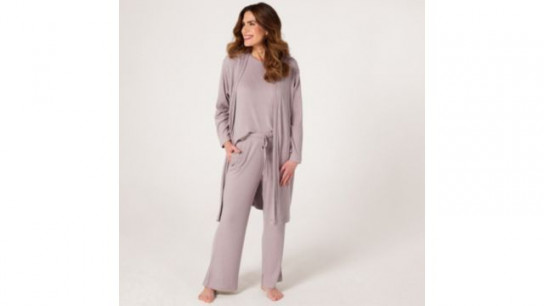 Cozee Home Ribbed 3 Piece Lounge Set