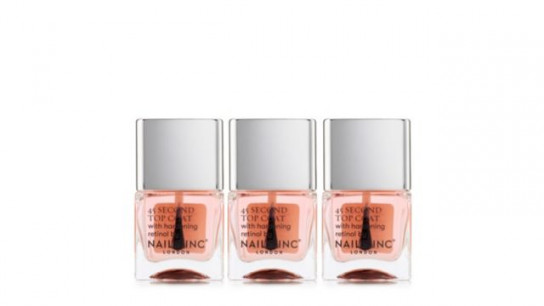 Nails Inc Retinol 45 Second Top Coat Trio