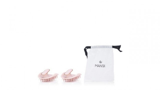 Manta Anti-Static Flexible Hair Brush Duo