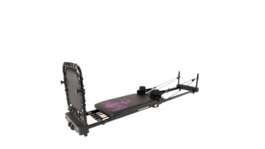 AeroPilates 4 Cord Reformer with Shoulder Pads & Flared Foot Bar