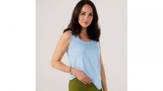 Kim & Co Brazil Jersey Sleeveless Vest Top
