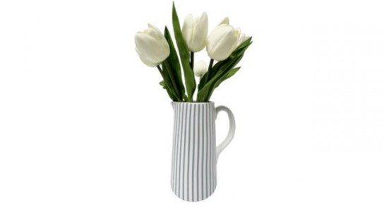 Sara by Sara Davies Printed Jug with Real Touch Faux Tulips