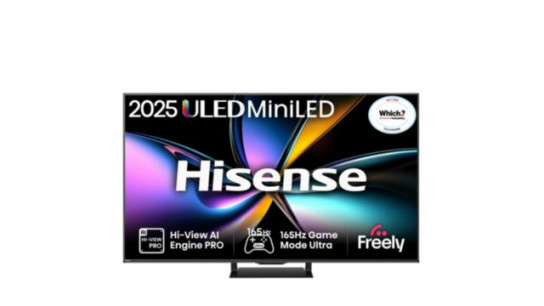 Hisense U7Q PRO 55" Mini LED 4K 165Hz Smart AI TV with Freely
