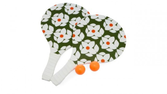 Garden Stories Studio 70 Beach Tennis Bat and Ball 4 Piece Set