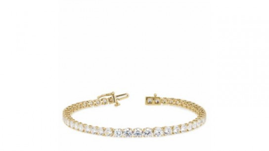 Fire Light 10ct Lab Grown Diamond Tennis Bracelet 9ct Gold