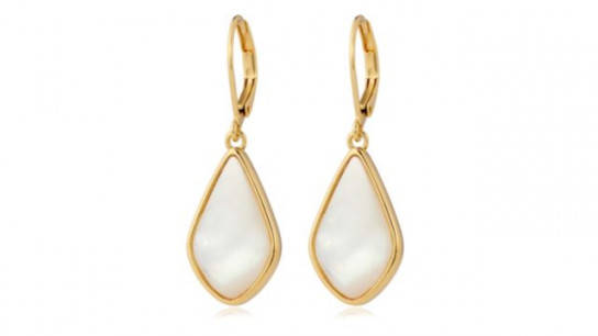 Lara Pearl Mother of Pearl Drop Earrings