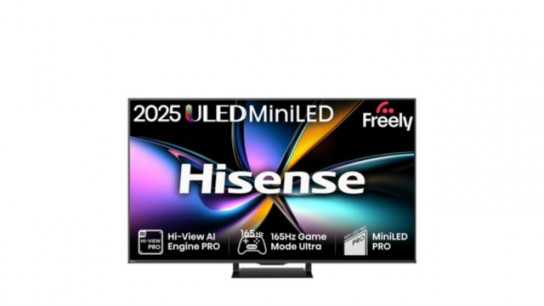 Hisense U7Q PRO 65" Mini LED 4K 165Hz Smart AI TV with Freely - 65U7QTUK PRO
