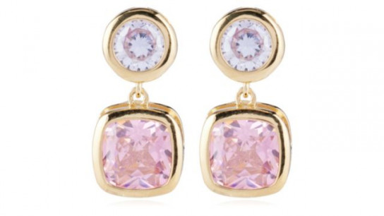 Diamonique 6.8ct tw Round Bezel Earrings Sterling Silver