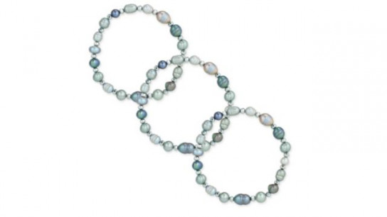 Lara Pearl Set of 3 Pearl Pourri Interchangeable Stretch Bracelets