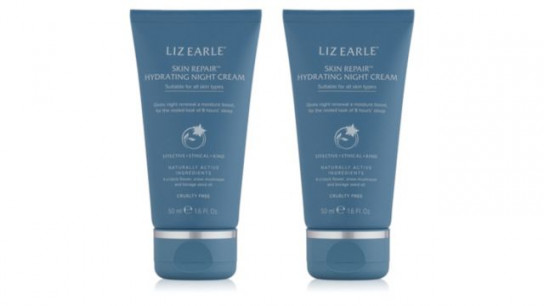 Liz Earle Skin Repair Hydrating Night Cream 50ml Duo