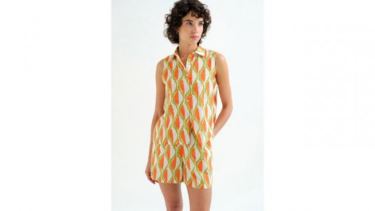 Compania Fantastica Sleeveless Printed Shirt