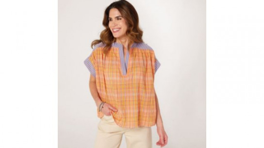 Orfeo Paris Nah Short Sleeved Blouse