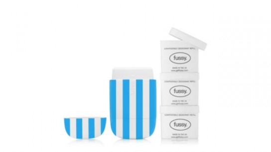 Fussy Deodorant Case and 3 Piece 40g Refill Collection