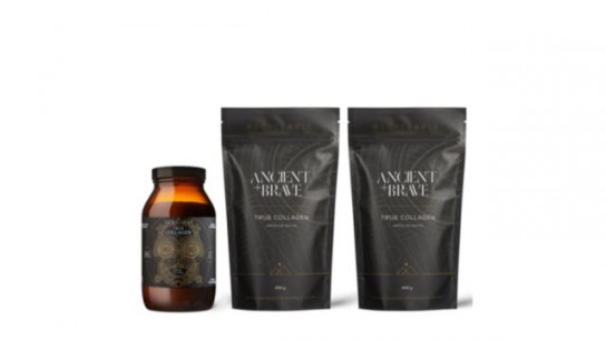 Ancient + Brave True Collagen Jar 200g & 2 x Refill Pouch 200g