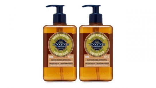 L'Occitane 2 Piece Liquid Soap Set