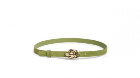 Pieces Ora Suede Knot Buckle Belt