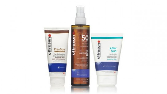 Ultrasun Happy Summer 3 Piece Tan Activator Collection & Bag