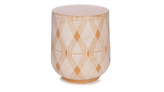 Sara by Sara Davies Indoor Outdoor Geometric Pattern Side Table