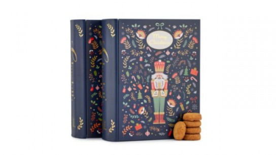 Churchill's Set of 2 Nutcracker Storybook Biscuit Tins