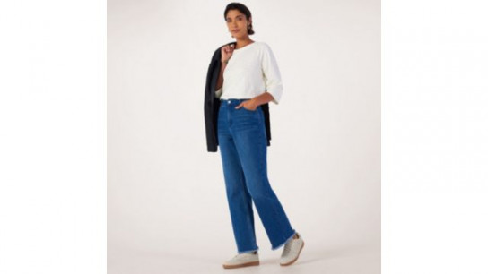 Ben De Lisi Frayed Kick Flare Jean Standard
