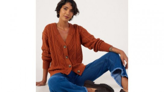 Ben de Lisi Cable Design Cardigan