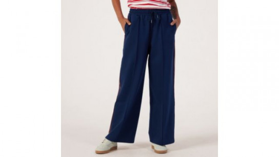 Ben de Lisi Plush Jersey Side Stripe Trousers Petite