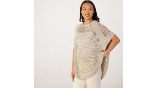 MarlaWynne 2-Tone Marl Open Stitch Jumper