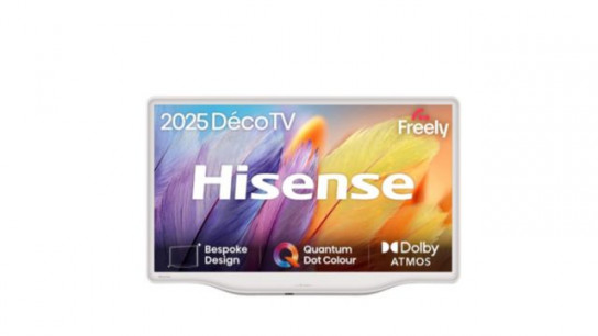 Hisense Deco 32 inch QLED Full HD HDR Smart TV with Freely- 32S5QTUK (White)